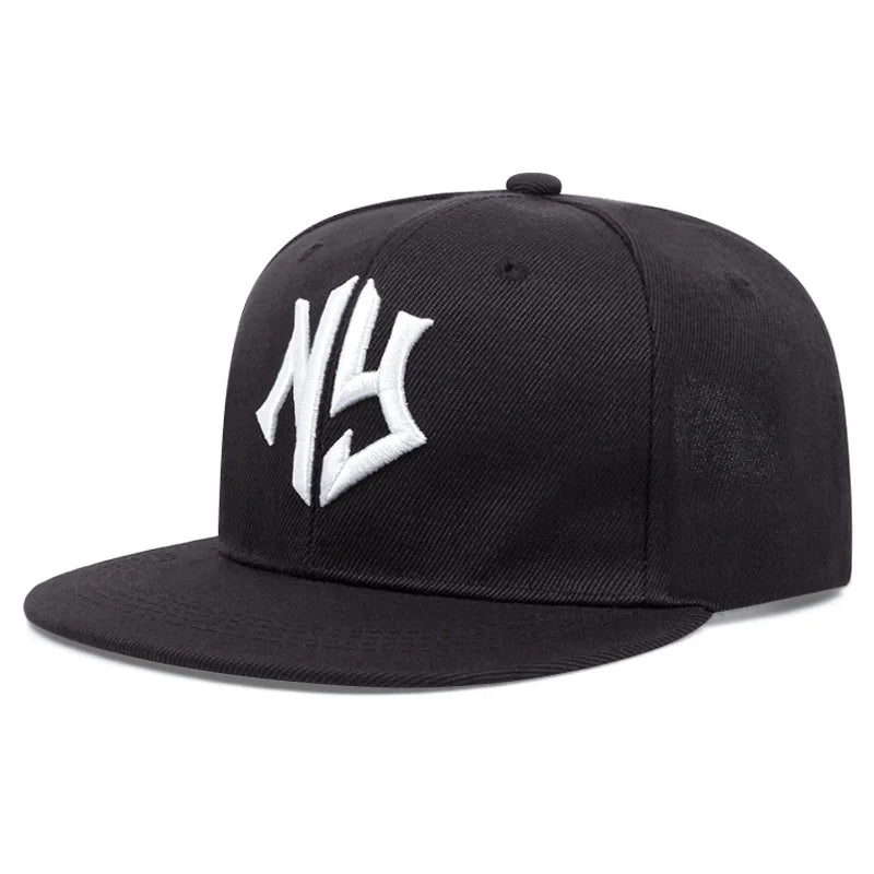 Adjustable Snapback Hat for Men Women Unisex Hip Hop Baseball Cap Flat Bill Brim Dad Hats