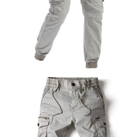 2024 New Cotton Men Cargo Pants Khaki Casual Men Tactical Joggers Cargo Multi-Pocket Fashions Black Army Trousers Work Wear