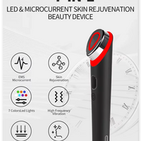 7 Colors Age-R Booster Pro Facial Skin Care Anti Wrinkle Beauty Device EMS Microcurrent Lift Massager Home Use Beauty Skin Care