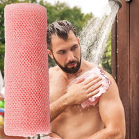 African Exfoliating Net Sponge Back Scrubbing Skin Smoother Cleaning Tool Bath Net Sponge Shower Body Thick Foam Soap Network