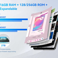 HEADWOLF FPad5/Pro Android 14 tablet 8.4 inch Max 16GB Ram 128GB/256GB ROM UFS2.1 Octa-core G99 Tablet PC Support WideVine L1