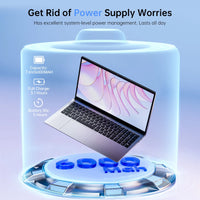 ACEMAGIC Laptop 17.3” FHD Laptop Intel Alder Lake N97 16GB RAM 512GB SSD Windows 11 Pro Notebook 180° Flip Computer Wifi5 BT5.0