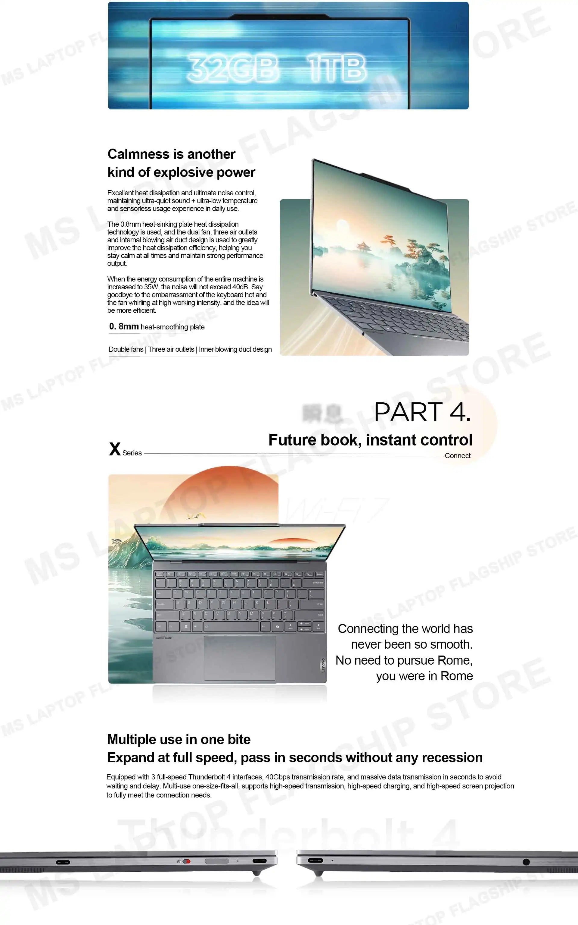 【2025 New】Lenovo ThinkBook X 32G+1T Ultra5/Ultra9/ARC 13.5inch 2.8K 120Hz （Optional Touch Version）