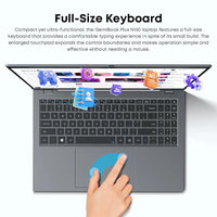 CHUWI GemiBook Plus Laptop Intel N150/N100 15.6 Inch 1920*1080 FHD Screen 16GB LPDDR5 512GB SSD Windows 11 WIFI 6 M.2 Up To 1T