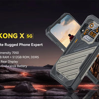 CUBOT KINGKONG X, Rugged Smartphone 5G, 32GB RAM(16GB+16GB), 256/512GB ROM, 10200mAh, 6.583-Inch 120Hz Screen, NFC,WiFi 6, 100MP