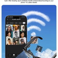 AI Smart Glasses with 8MP Camera Video Recording 100+ Languages Translation Sunglasses Bluetooth Call Music Play Men Women 2025