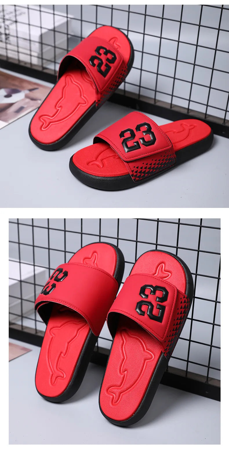 EVA Summer Men's Slippers Unisex Indoor Soft-Soled Anti-slip Sandals Outdoor Trendy Beach Holiday Sandal Shoes for Men Sandalias