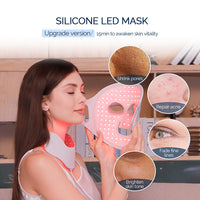 7 Colors LED Silicone Beauty Machine Skin Care Face Mask for Home Use