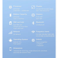 ONEMYTH S25 Pro 4.0" Mini Smartphone 2GB RAM 16GB ROM Android10.0 Face Recognition Unlock 2000mAh 3G Small Mobile Phone