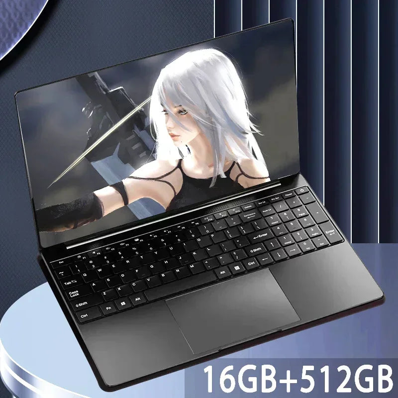 15.6"Laptop Intel Celeron N5095 notebook gamer 32GB RAM 2TB SSD Office Study PC Computer Windows 11 1920*1080 Resolution