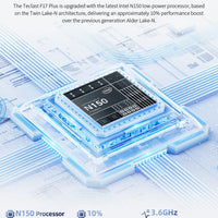 Teclast F17Plus 17.3 inch Laptop Intel N150 16GB RAM 512GB SSD Windows 11 Notebook 180° Flip Computer Backlit Keyboard mini-HDMI