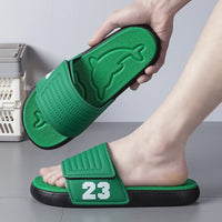 Breathable Summer Flip Flops Men Lightweight Quick Drying Slippers Comfortable Indoor and Outdoor Slides Waterproof Beach Shoes