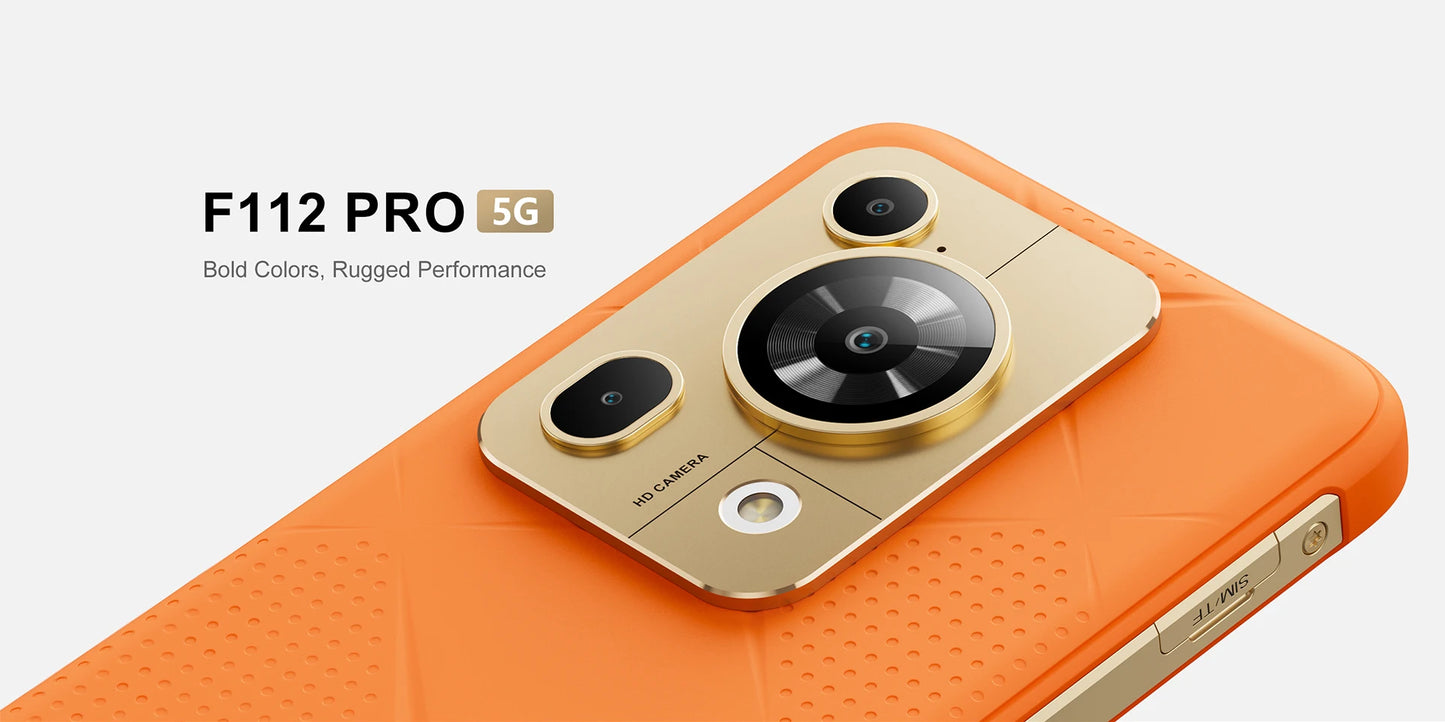 Fossibot F112 PRO 5G Rugged Smartphone 6.88" HD+ 7150mAh 24GB(8+16) 256GB Mobile Phone 50MP Environmentally Friendly Cellphone