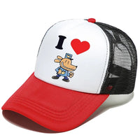 Dog Man Universal Casual Cap Summer Baseball Polyester Hat Adjustable Truck Driver Children Cartoon Peripheral Item Adult Action