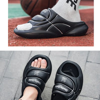 Slippers for men in summer  trendy for outdoor sports  dual purpose anti slip and odor resistant sandals basketball Slippers