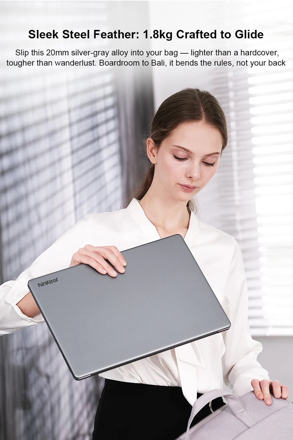 Ninkear A15 Pro Laptop 16" IPS 2.5K FHD AMD Ryzen5 5500U Notebook 16G DDR4 3200Mhz+512GB SSD 54Wh Battery Windows11 PRO Computer