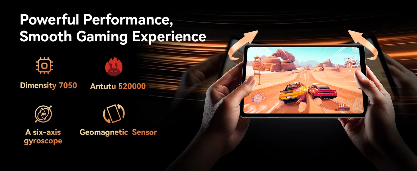 Headwolf FPad7Pro SIM 4G LTE Gaming Tablet 8.4" 2.5K FHD Display Screen 16GB 512GB MTK 7050 CPU,8MP/16MP Camera, WiFi 6 tablet