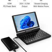 GPD Pocket 3 Intel pentium Gold 7505RAM 16GB RAM 12GB SSD Hard Disk Windows 11 Home Laptop Notebook Mini PC Touch Screen