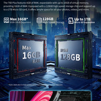 Teclast T60 Plus Tablet 12" 90Hz 2K Display Android 14 MTK G88 Octa-Core Max 16GB RAM 128GB ROM Widevine L1 4G LTE GPS 8000mAh