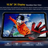 5G Rugged Tablet Ulefone Armor Pad 4 Ultra IP68/IP69K LED Light 11800mAh Battery,fast charging 16GB+256GB 50MP