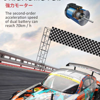 1:10 70km/H Remote Control Car 4wd High Speed Drift 2.4g Rc Car Shock Absorber Anti-Collision Rc Toys Christmas Gift