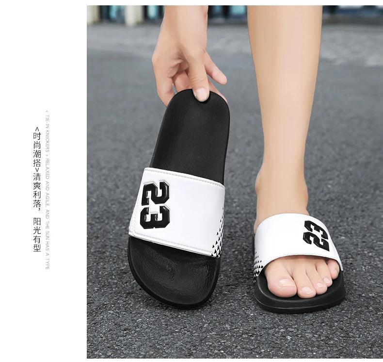 Men New Slippers Beach Summer Sandals Lightweight Non Slip Home Flip Flops Men Fashion Shoes EVA Design Slides Outdoor Orginal