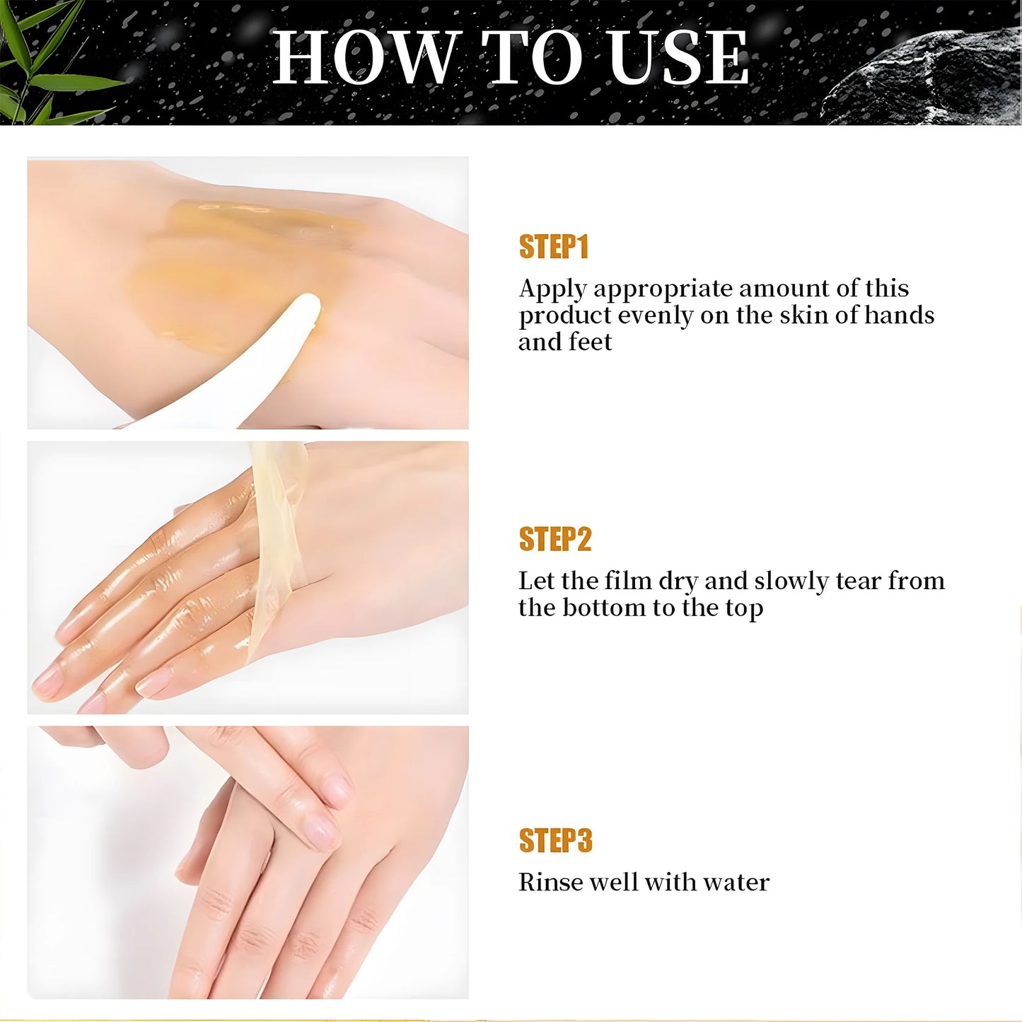 50g Turmeric Vitamin C Hand and Foot Mask, Plant Care, Moisturizing and Moisturizing, Instant Wash, Smooth Repair, Light Skin Nutrition, One Step Fresh Skin