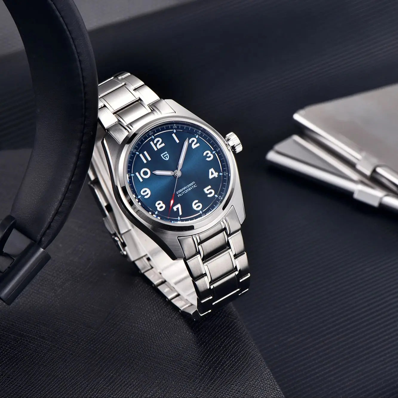 2025 PAGANI DESIGN Luxury Pilot Automatic Mechanical Watch 38MM Sapphire Waterproof Watch for Men Relogio Masculino PD1717 V2