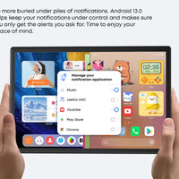 CHUWI Hi10X Pro Tablet 4G LTE Android 13 Widevine L1 10.1" IPS Core Unisoc T606 4GB RAM 128GB ROM Tablets 2.4G/5G Wifi 7000Mah