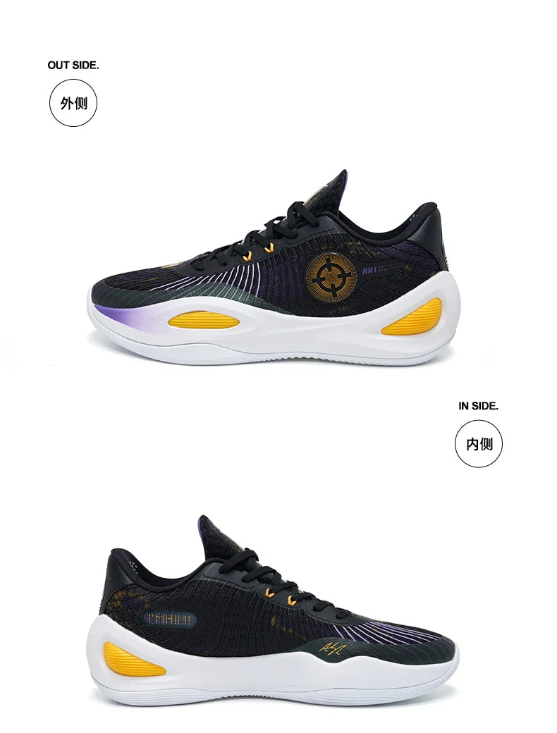 RIGORER AR1 Austin Rivers Basketball Shoes Men Low top Wear-resistant Non-slip Professional Actual Combat Cushion Sport Sneakers