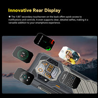 CUBOT KINGKONG X, Rugged Smartphone 5G, 32GB RAM(16GB+16GB), 256/512GB ROM, 10200mAh, 6.583-Inch 120Hz Screen, NFC,WiFi 6, 100MP