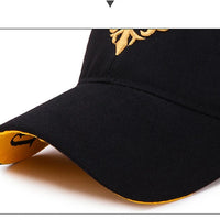 2025 New totem Flame Baseball Cap Men's women's European and American net red Cap Spring and Summer Sun Shading Smbroidered Hat