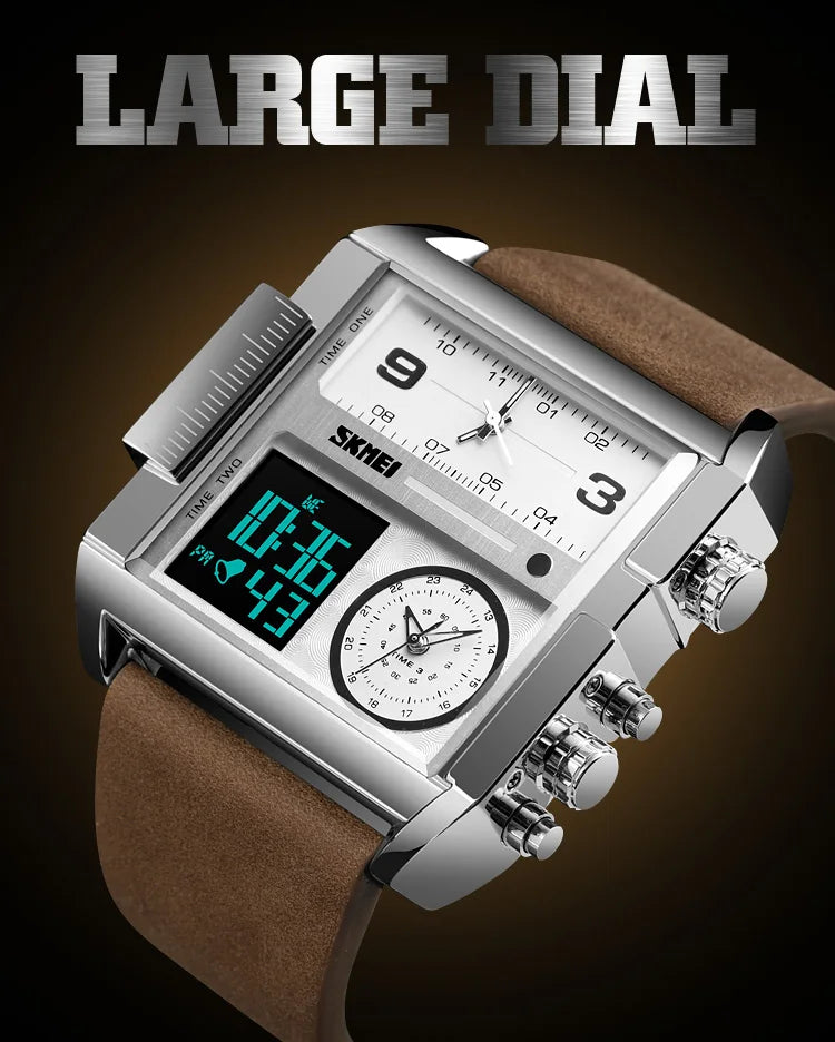 SKMEI Sports Watch Men Top Luxury Brand Waterproof Wristwatch Men Quartz Analog Digital Watches Relogio Masculino