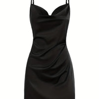 2024 Lady va va voom Satin hip suspender dress women's dress