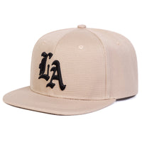 Unisex Gothic LA Embroidery Hip-hop Hats Spring and Autumn Outdoor Adjustable Casual Baseball Caps Sunscreen Hat Sports Cap
