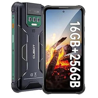 CUBOT Kingkong Power Outdoor Smartphone Android13,16GB+256GB,10600mAh(33W)/6.5”/48MP+20MP Night Vision,IP68/Dual 4G SIM/NFC/GPS