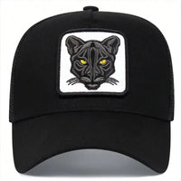 Unisex PANTHER Embroidery Baseball Net Caps Spring and Summer Outdoor Adjustable Casual Hats Sunscreen Hat