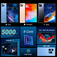 BDF Android 10.1 Inch Tablet Pc Google Play Octa Core Dual Cameras Dual SIM 3G Phone Call Tablets Bluetooth Wifi 4GB+ 64GB ROM