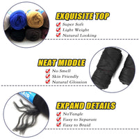 70g/ball Brazilian Wool Hair Yarn for Braiding Synthetic Artificial Senegalese Twisting Wig Hair Attachment Knitting Salon