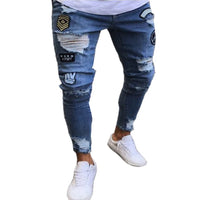 2024 Men Jeans Solid Pockets Stretch Denim Straight Pants Spring Summer Business Casual Trousers Daily Streetwear Men's Clothing