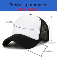 Dog Man Universal Casual Cap Summer Baseball Polyester Hat Adjustable Truck Driver Children Cartoon Peripheral Item Adult Action