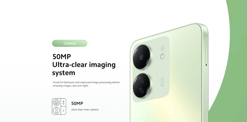 Global Version Xiaomi Redmi 13C MIUI 14 Smartphone MTK Helio G85 Octacore 50MP Camera 5000mAh 90Hz 6.74" Display