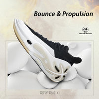 Li-Ning Men's WAY OF WADE 11 WHITE HOT Professional Basketball Shoes Carbon Plate Cushion Support Indoor Sneakers ABAU049
