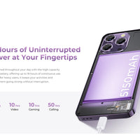 OUKITEL P1 Smartphone Global Version 6.7'' 120Hz AMOLED Display 8GB 256GB MTK Helio G99 50MP Main Camera 5150mAh NFC Cellphone