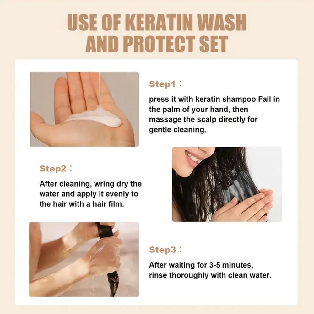 Keratin Curl Defining Cream 5 Seconds Repair Hair Soft Smooth Shiny Deep Moisturize Conditioner for Dry Damaged Hair All Hair