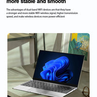 14.1-inch Portable Windows 11 Gaming Laptop Computer PC Intel Core i9-8950HK  Notebook 16GB RAM 1TB SSD Office Study Laptops PC