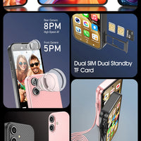 SOYES Q333 Mini Smartphone 4GB RAM 64GB ROM Android 12.0 Face Unlock 2000mAh 4G LTE Type-C OTG 3.58‘’ Screen Small Phone