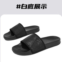 Mens Slides Fashion Summer Luxury Slippers Cushion Beach Solid Slides Indoor Bathroom Anti Slip House Male Sandals