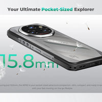 Oukitel WP62 5G Rugged Smartphone 48GB(16+32) +512GB, 6.6" FHD+ 108MP Camera Mobile Phone, 11000mAh 33W, Android 15 Cellphone