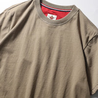 2025 Summer New American Retro Short Sleeve O-neck Solid Color T-shirt Men's Fashion 100% Cotton Washed Casual Terry Cloth Tops